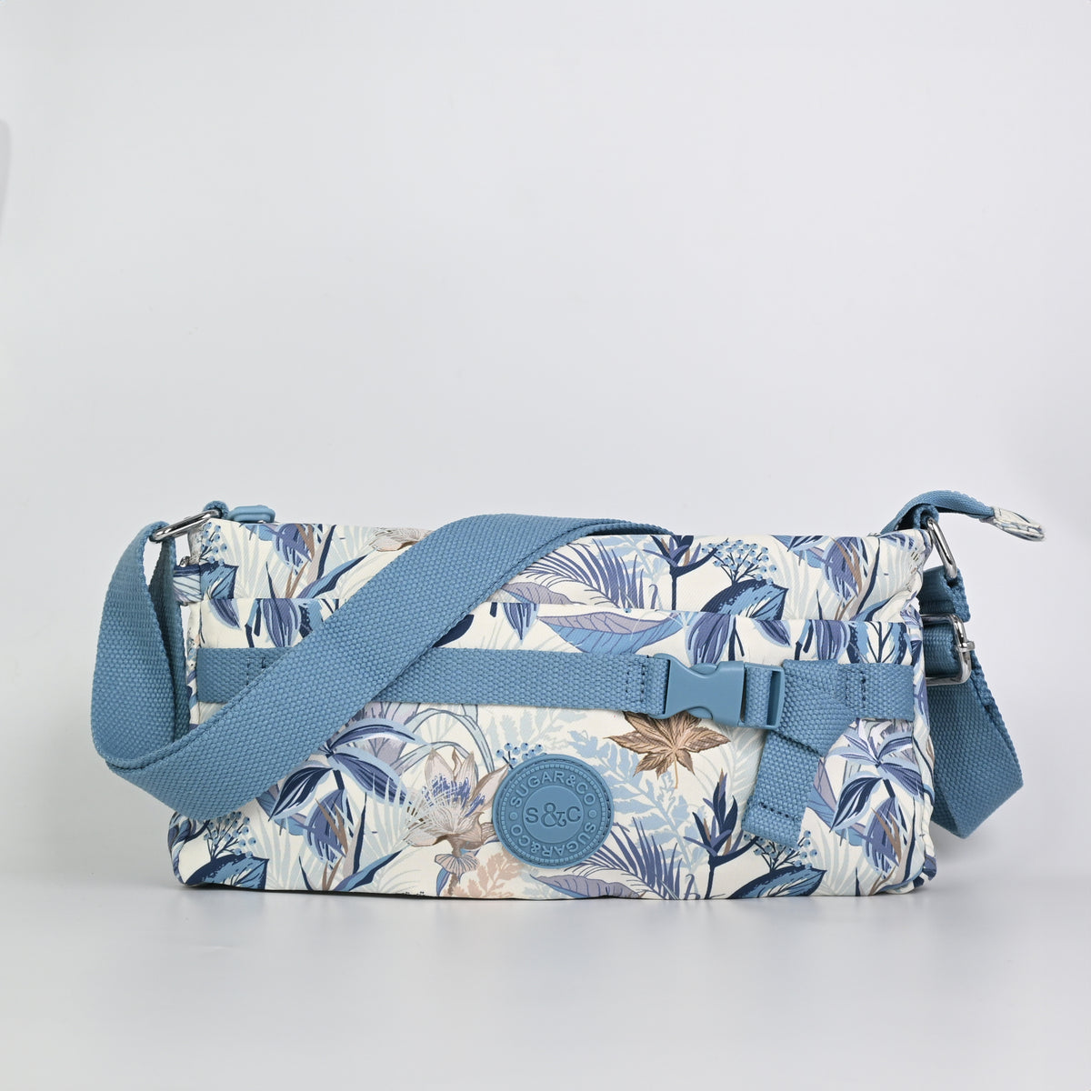 Compact Latch Shoulder Bag